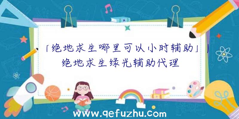 「绝地求生哪里可以小时辅助」|绝地求生绿光辅助代理